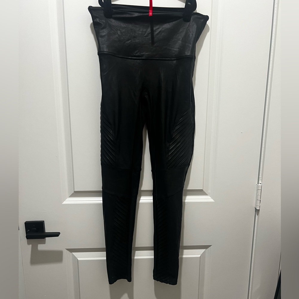 Spanx faux leather leggings